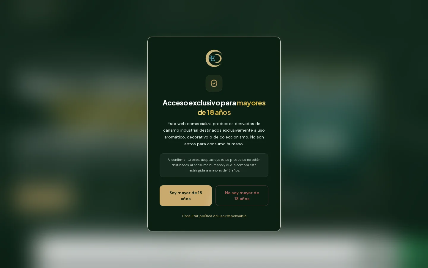 Diseño web profesional CBD Premium Elixir por AdsVentas — ejemplo de E-commerce CBD