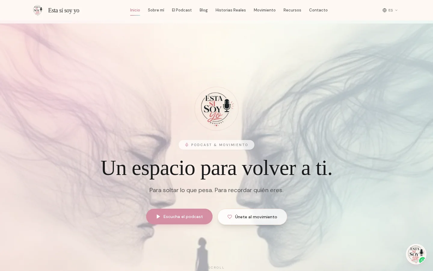 Diseño web profesional Esta Si Soy Yo por AdsVentas — ejemplo de Coaching & Desarrollo Personal