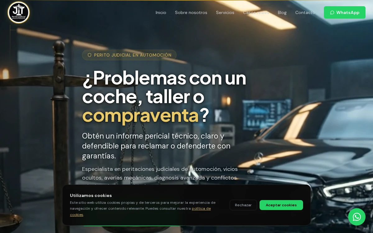 Diseño web profesional JT Group por AdsVentas — ejemplo de Grupo Empresarial
