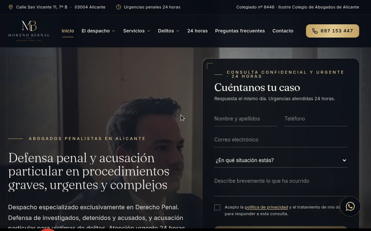 Moreno Bernal Abogados Penalistas — Abogado Penalista
